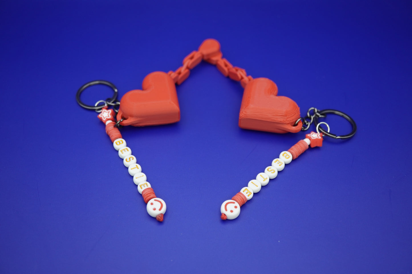 Set de Llaveros Corazones - Be my bestie