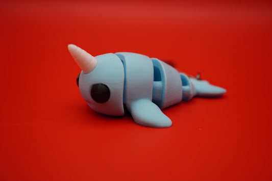 Nani El Narwhal - Llavero articulado