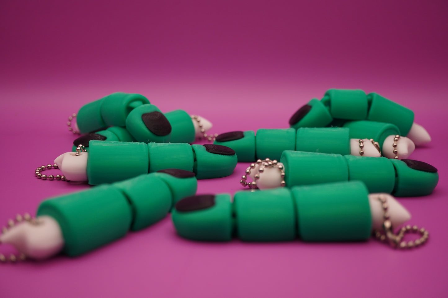 Dedo Zombie - Llavero articulado